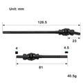 Capra 1.9 UTB ISO Portal axle 3-Section V2 CVD Shaft size
