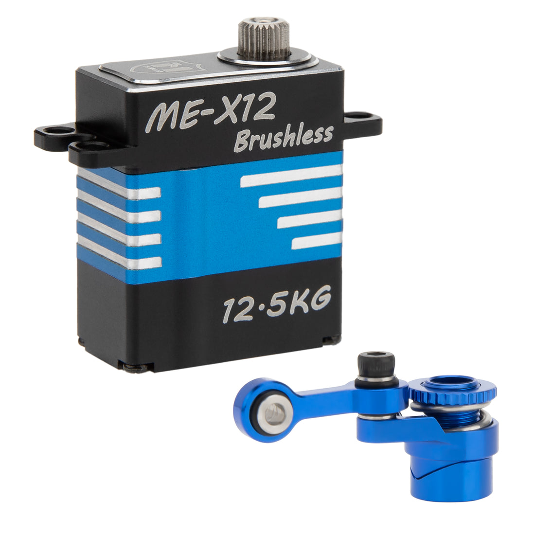 MEUS Racing 12.5KG Coreless RC Micro Servo with Servo Horn Set for ARRMA 1/12 1/14 1/16 1/18 RC Car