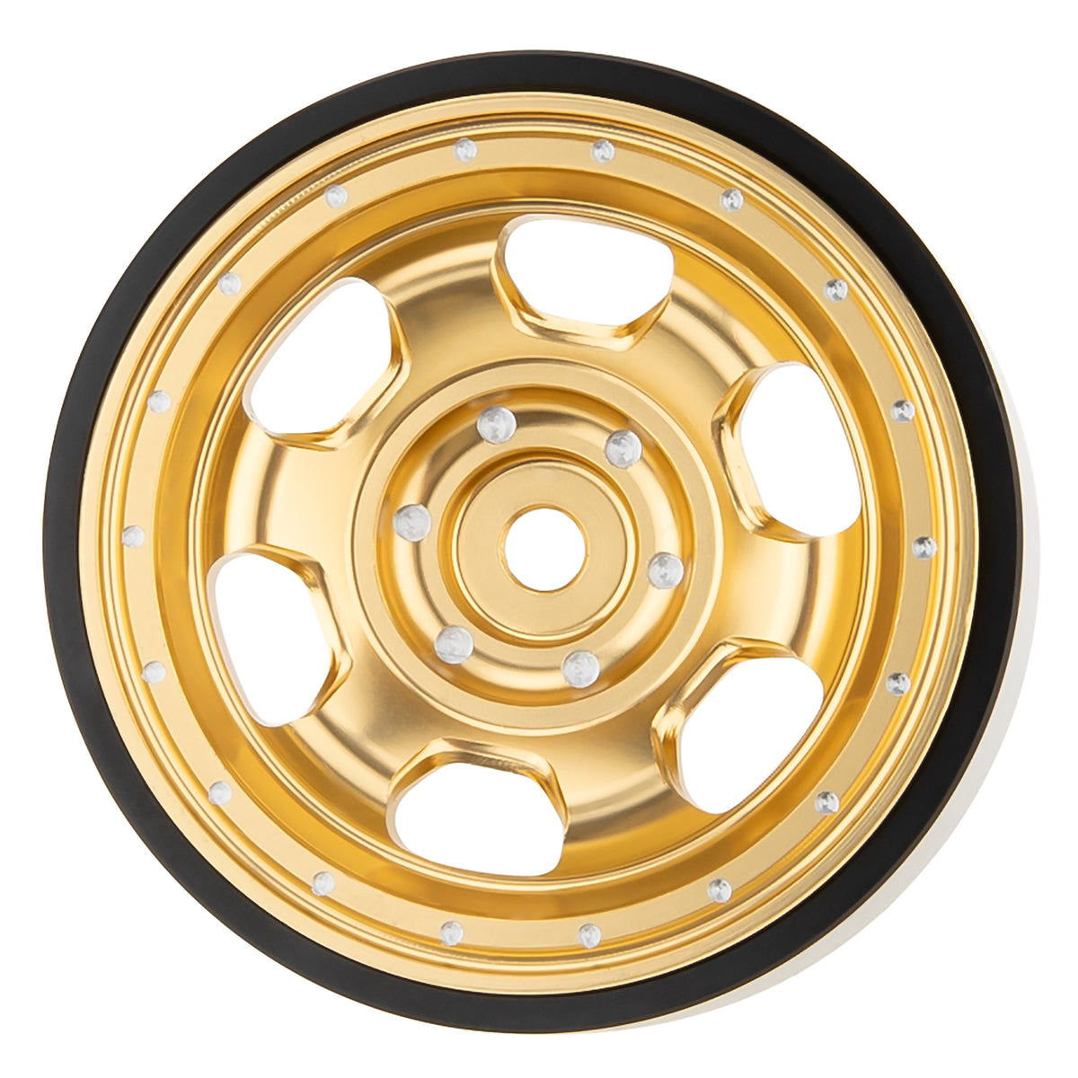 Gold MW1302 1.3-Inch Beadlock Wheels