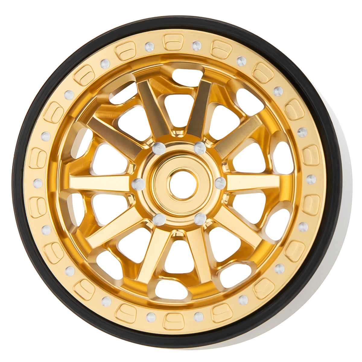 Gold MW1304 1.3-Inch Beadlock Wheels