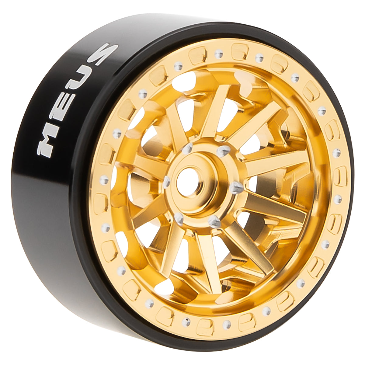 Gold MW1304 1.3-Inch Beadlock Wheels