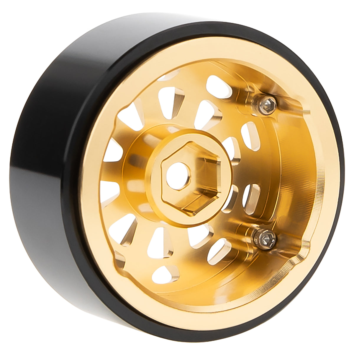 Gold MW1304 1.3-Inch Beadlock Wheels
