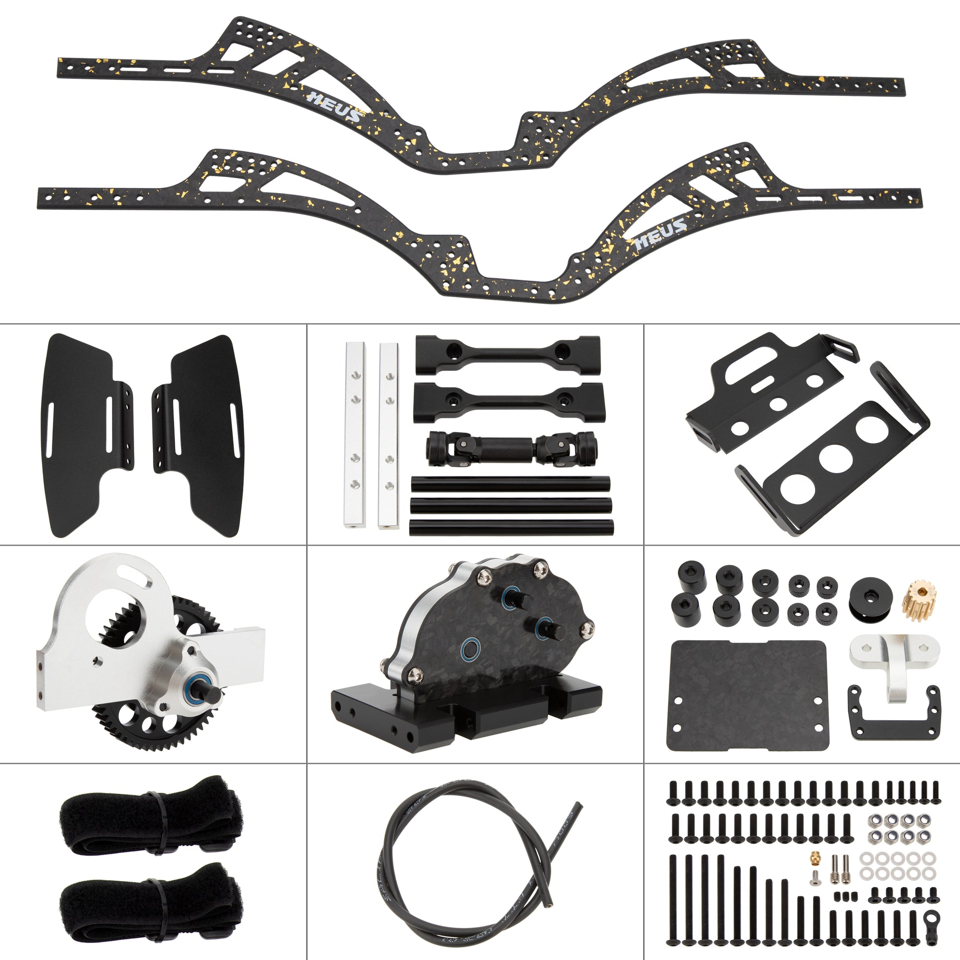Gold Rush V2 Carbon Fiber LCG Chassis Kit