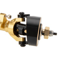 Gold SCX24 Isokinetic front axle with brass steering knuckles
