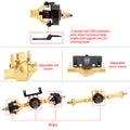 Gold TRX4M V2 Metal Isokinetic Axles details
