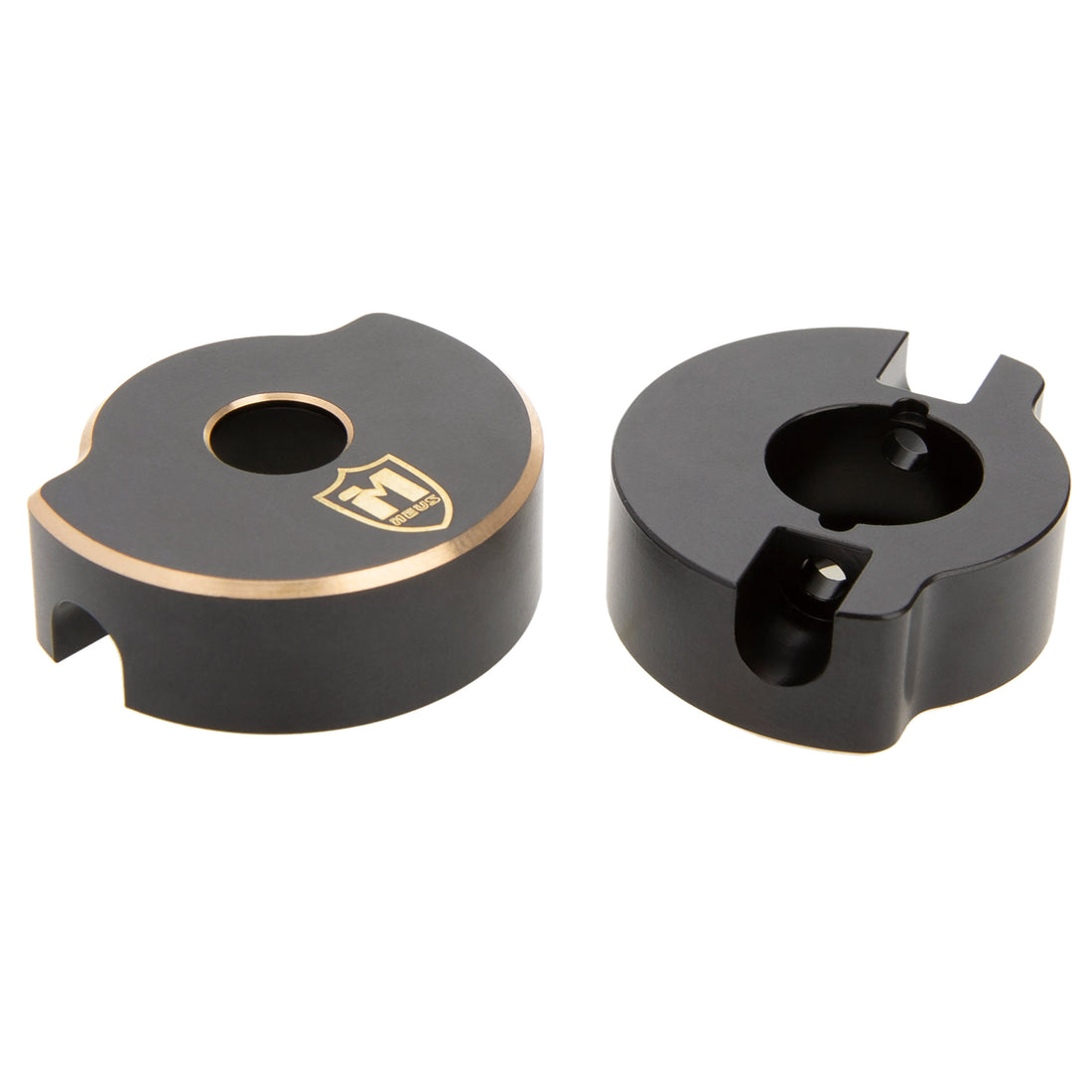MEUS Racing H10 Brass Rear Axle Portal Cover Counterweight for 1/10 Va