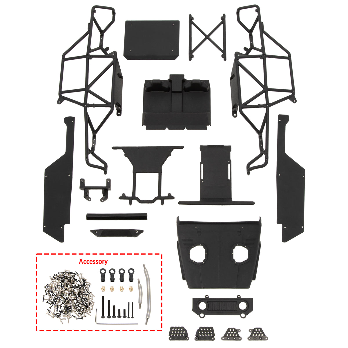 Ripper Shells MEUS Racing 1/18 TRX4M Ripper Nylon Injection Molding V2 Version Nylon