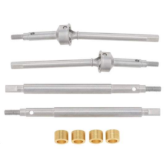 Extended Thread Dogbone +4MM CVD Front Rear Axle Shafts for TRX4M