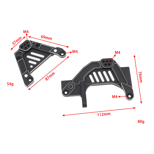 Axial SCX6 Telaio Posteriore E Shock Tower Brace - Ricambio AXI251009