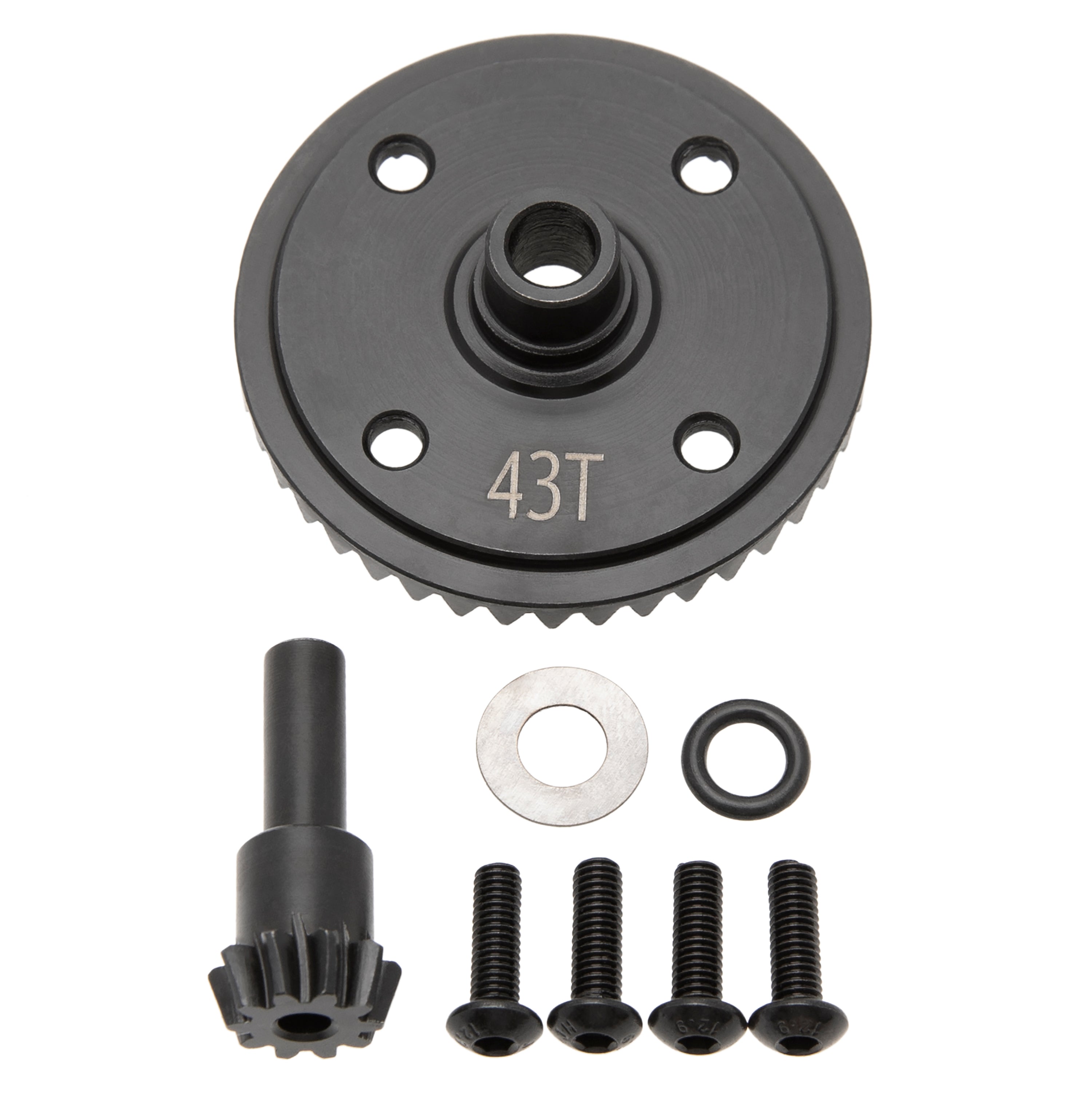 MEUS Racing Carbon Steel Diff Gear 43T 10T Gearbox Differential Gears