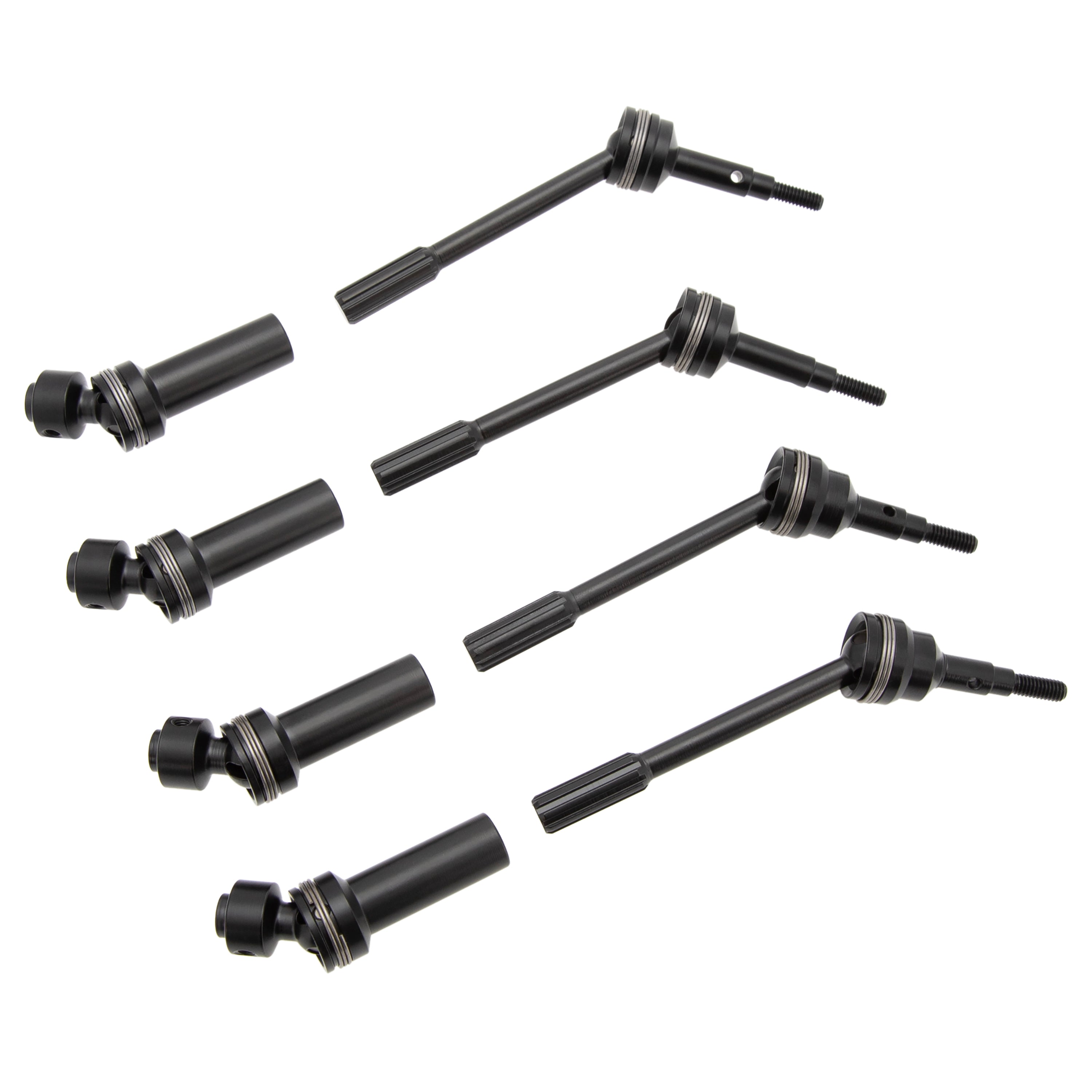 MEUS Racing Steel CV Front Rear Driveshafts for New 1/10 Traxxas Slash