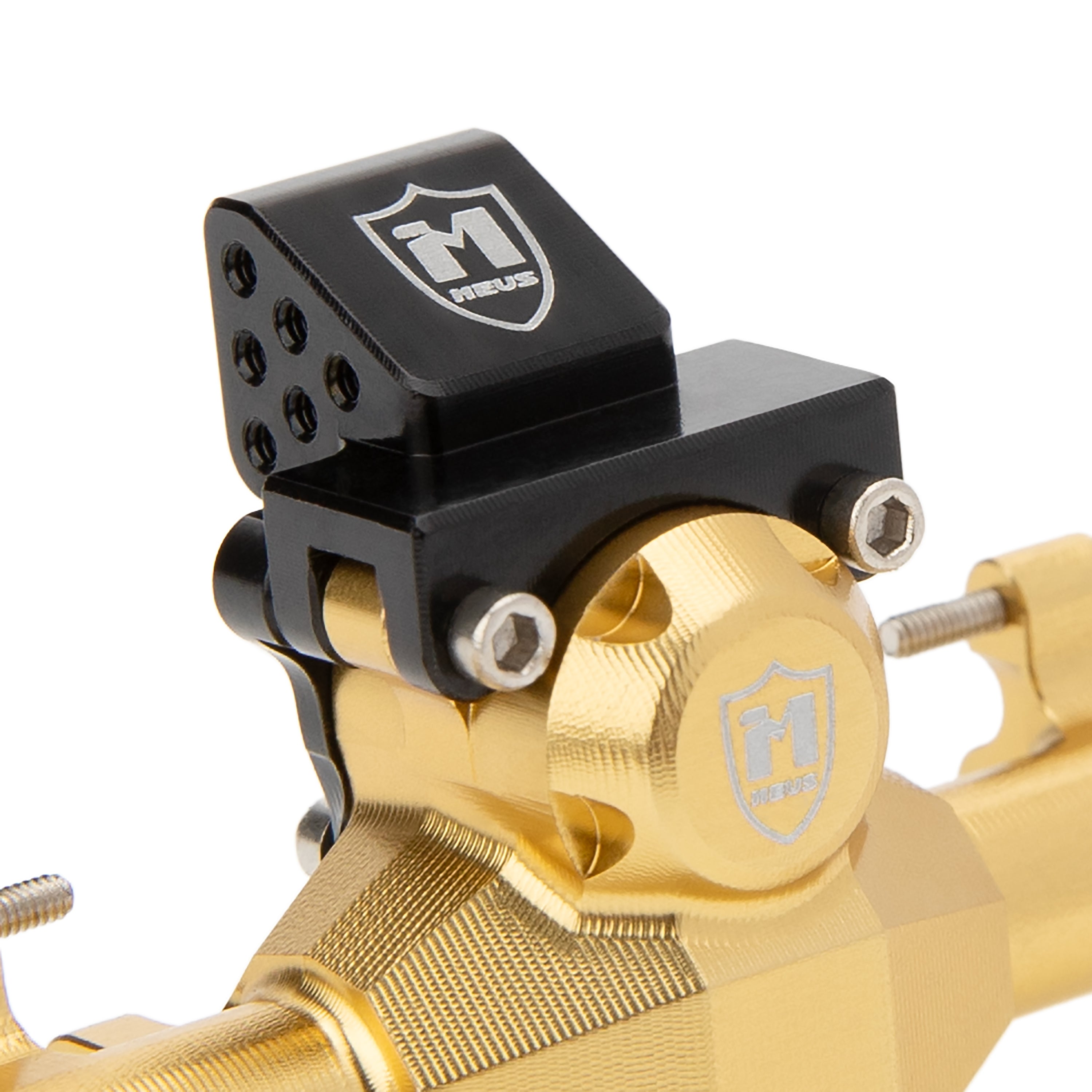 MEUS Racing SCX24 Metal V1 Isokinetic Front and Rear Axles with 3-Sect