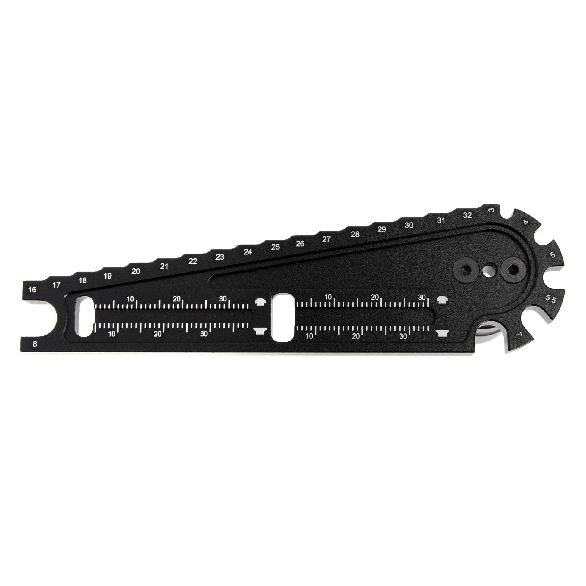 MEUS Racing Ride Height Gauge 16-32mm Chassis Height Adjustment Ruler