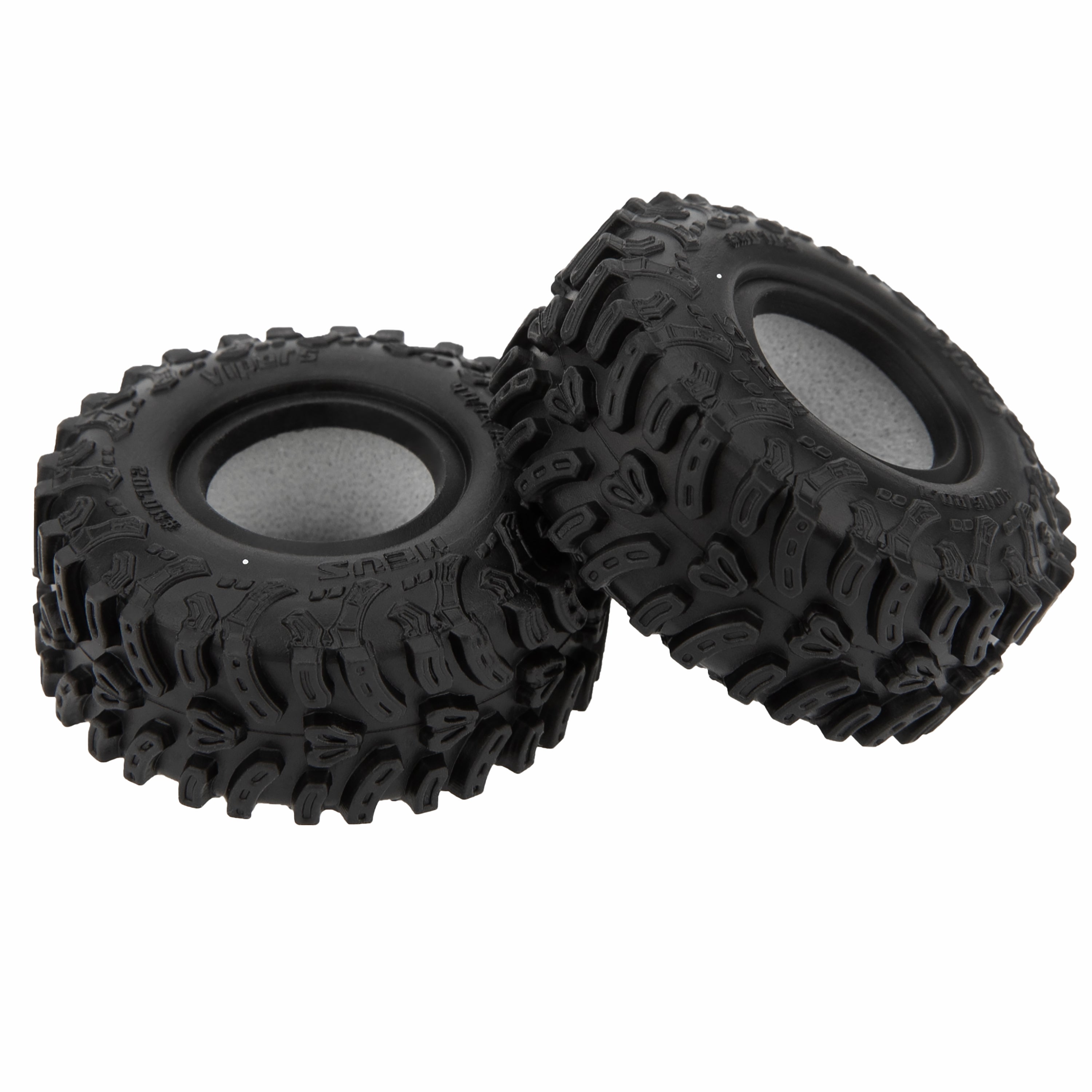 MEUS Racing 0.7-Inch Super Soft /Bouncer Tires for 1/30 Axial