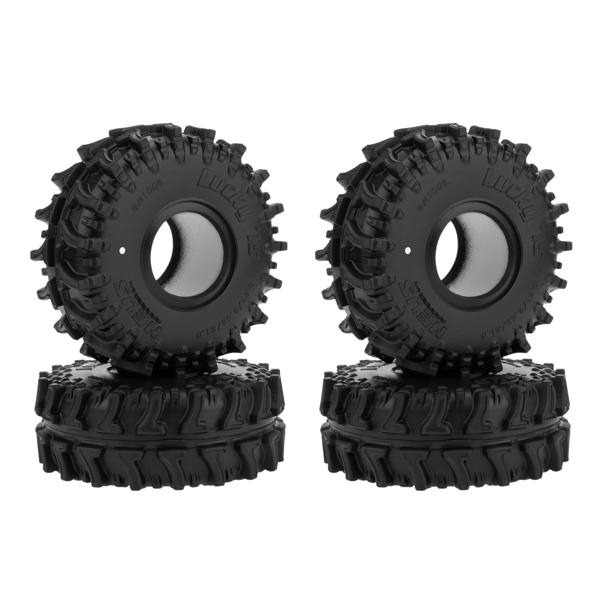 #M1006 1.0-inch RC Rubber Tires