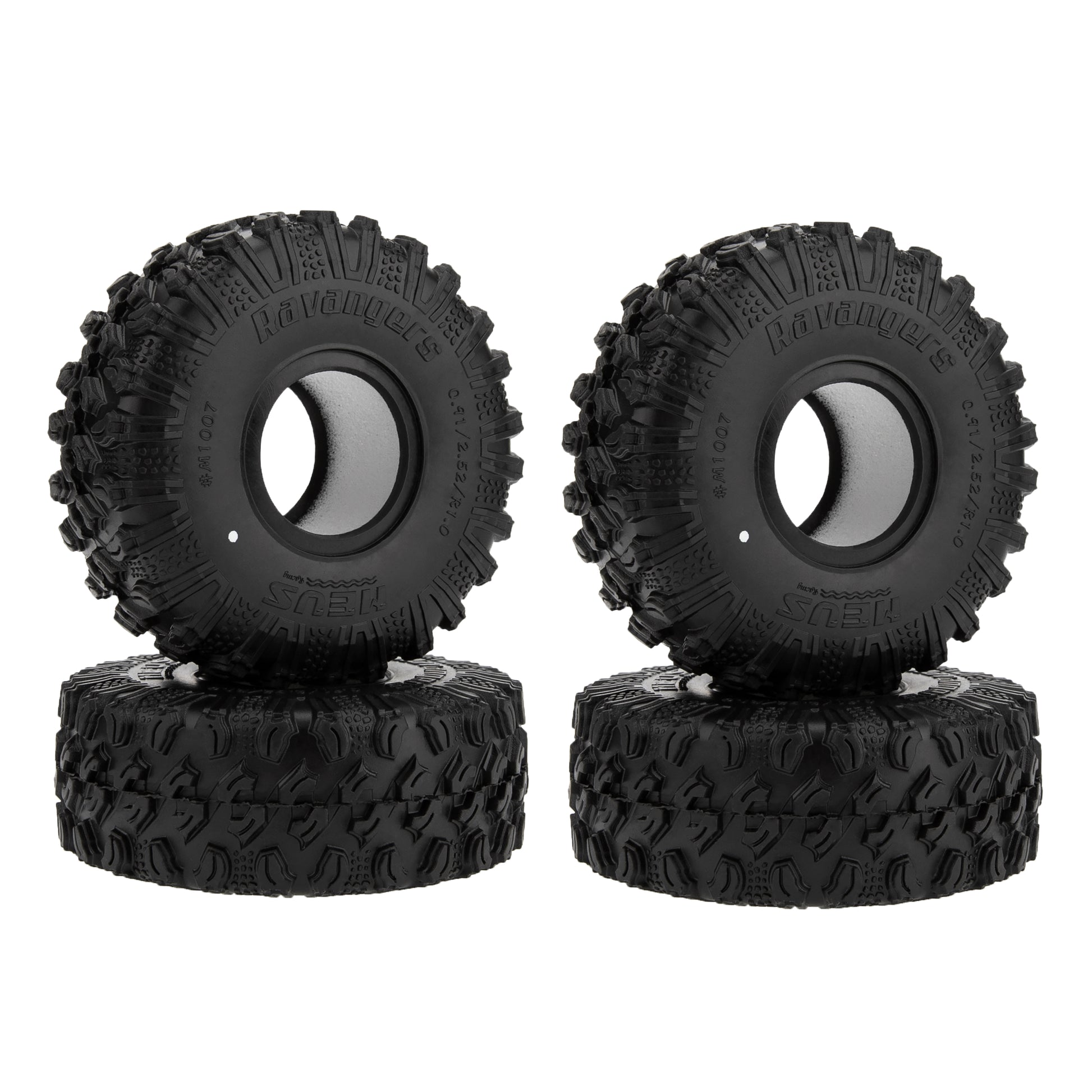 #M1007 1.0-inch RC Rubber Tires