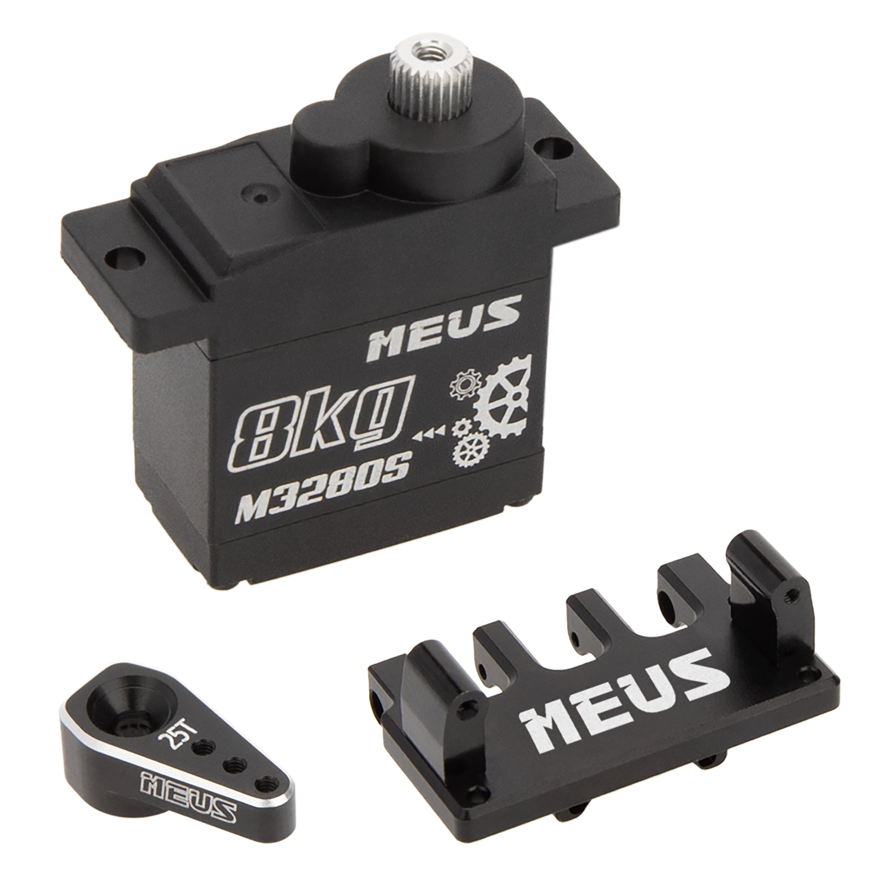 meroページ MEUS Racing Coreless 8.5kg Servo /12.5kg Brushless Servo with Servo Mo