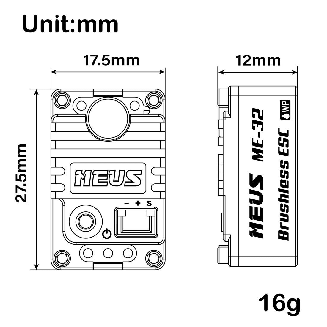 ME32 Brushless ESC