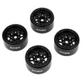 MW1001 Black 1.0-inch aluminum wheels
