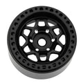 MW1001 Black 1.0-inch aluminum wheels