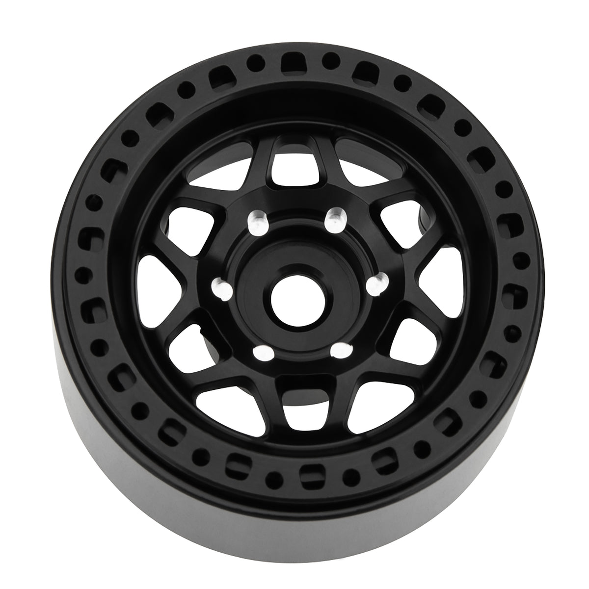 MW1001 Black 1.0-inch aluminum wheels