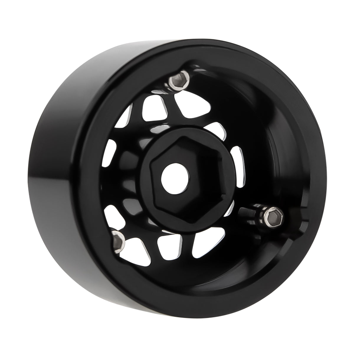 MW1001 Black 1.0-inch aluminum wheels