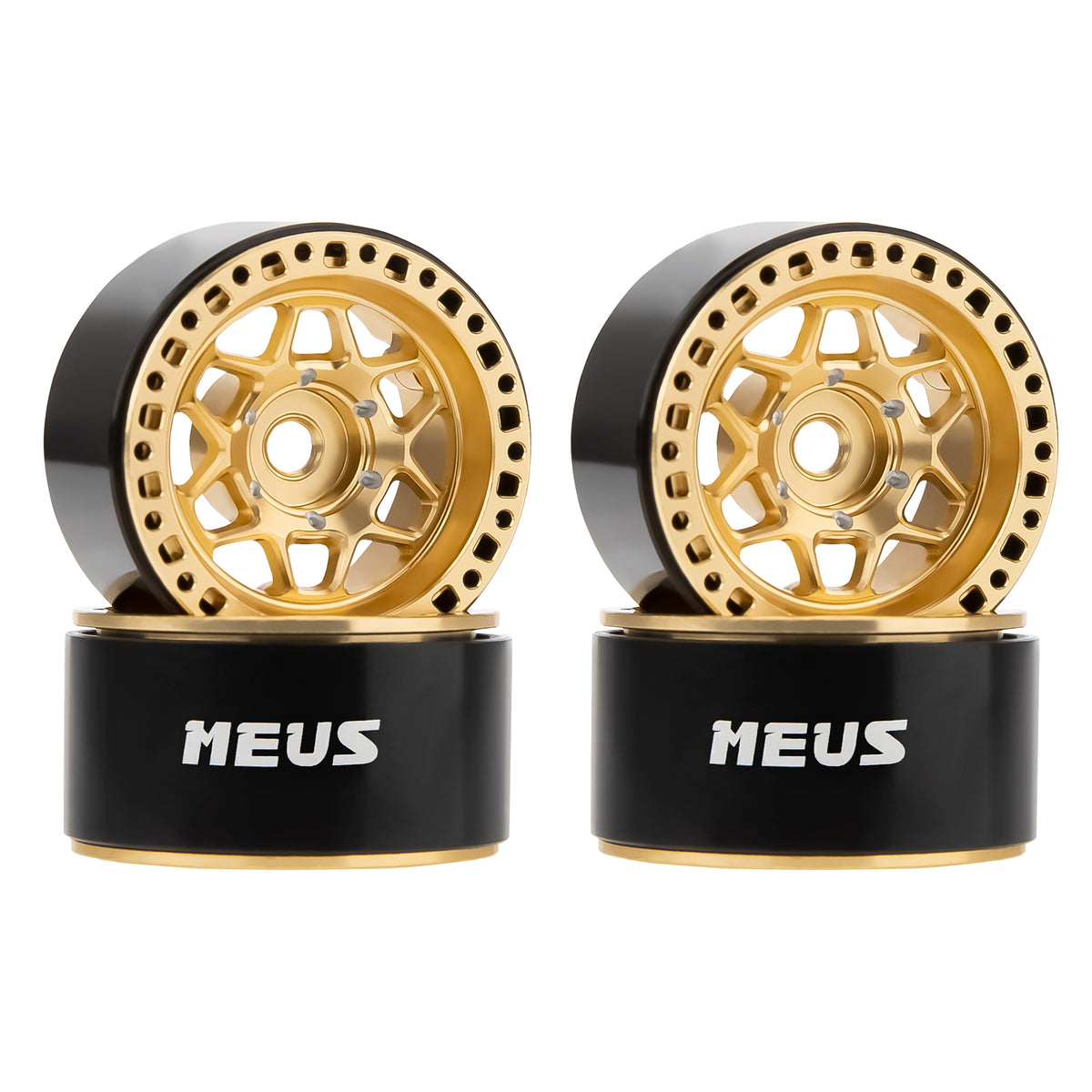 MW1001 Gold 1.0-inch aluminum wheels