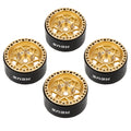 MW1001 Gold 1.0-inch aluminum wheels