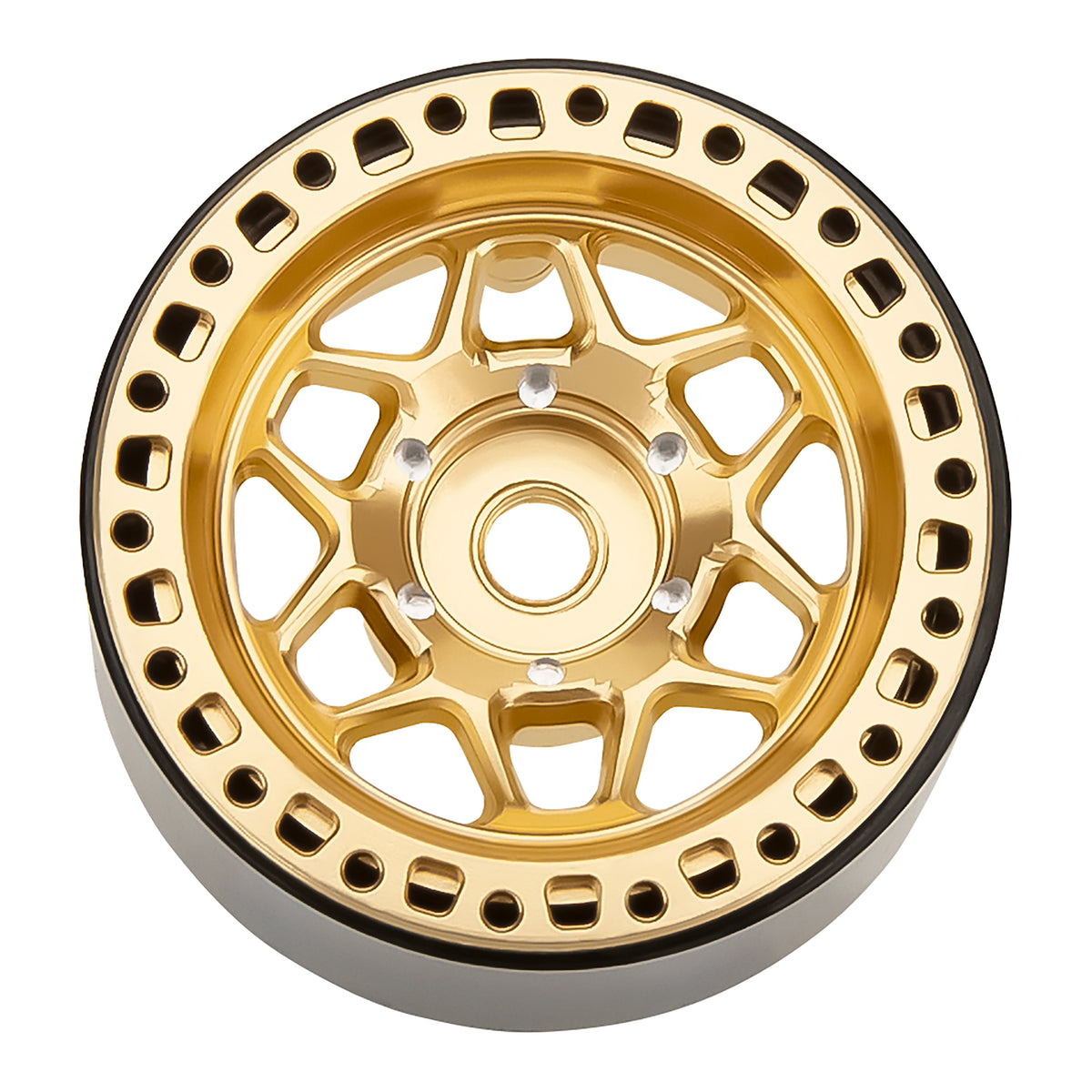 MW1001 Gold 1.0-inch aluminum wheels