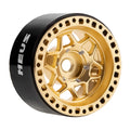 MW1001 Gold 1.0-inch aluminum wheels
