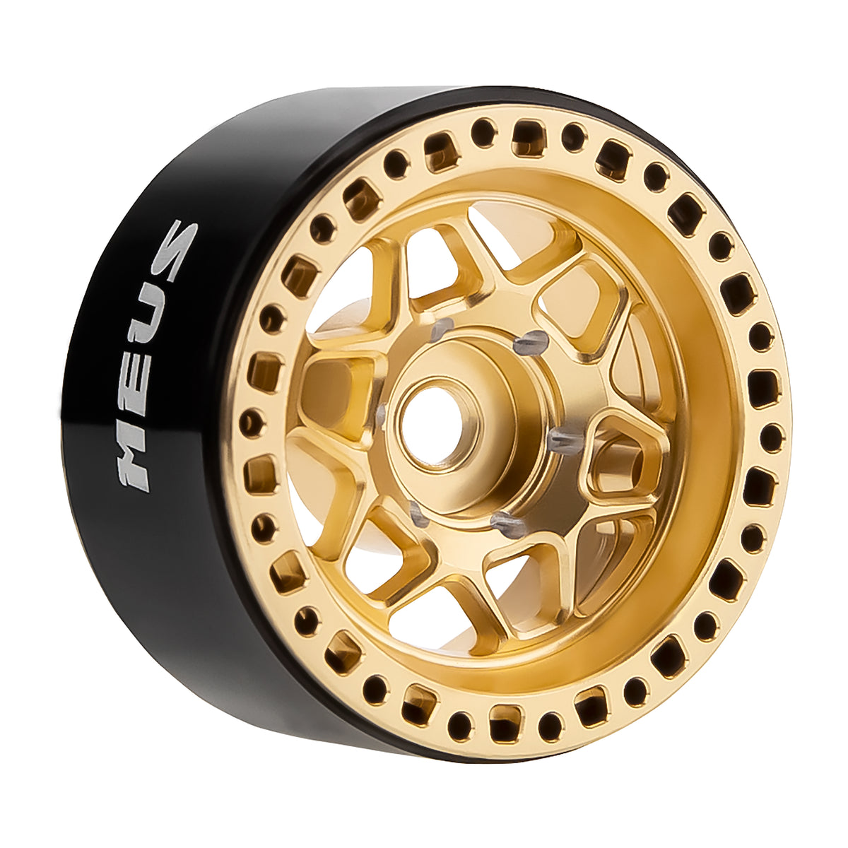 MW1001 Gold 1.0-inch aluminum wheels