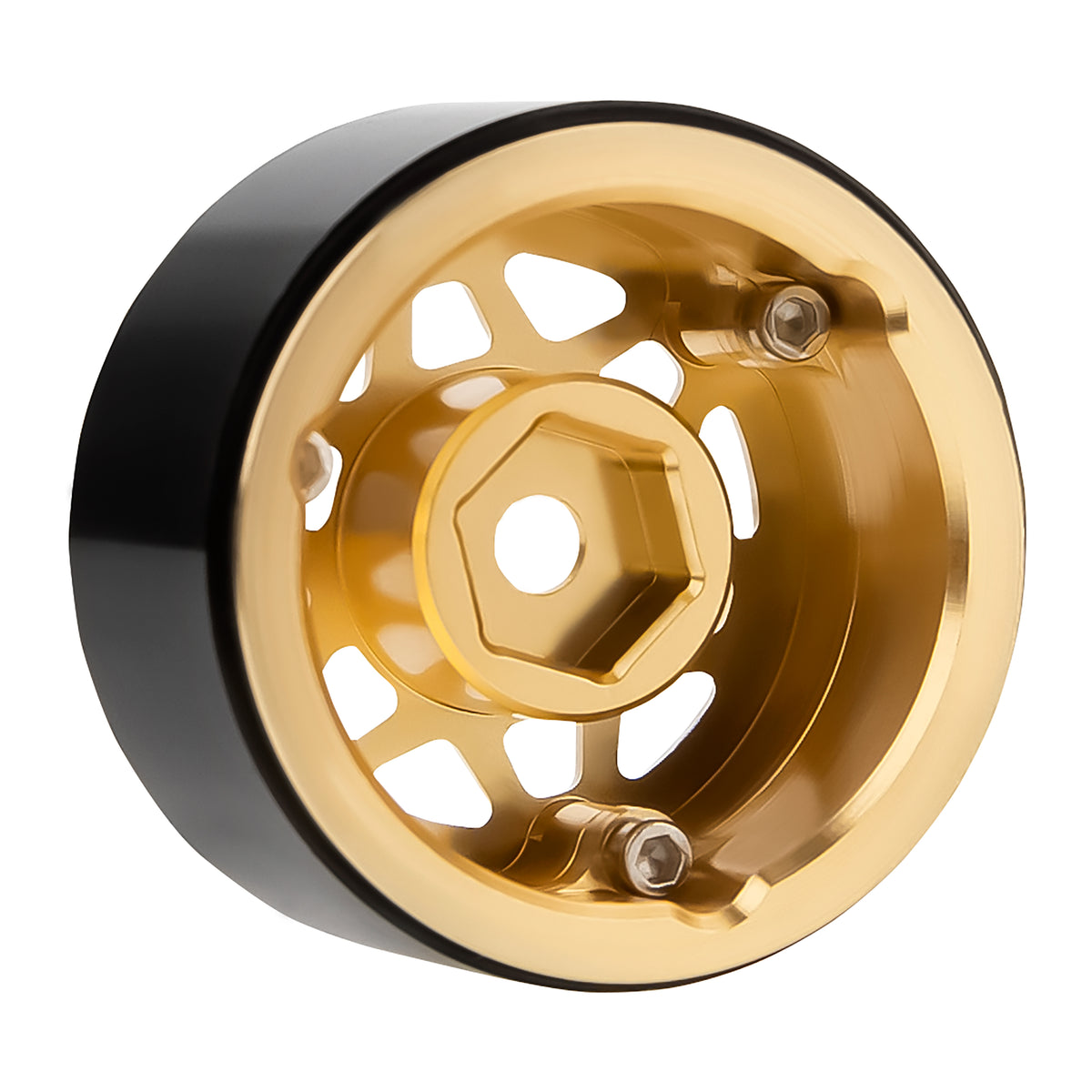 MW1001 Gold 1.0-inch aluminum wheels