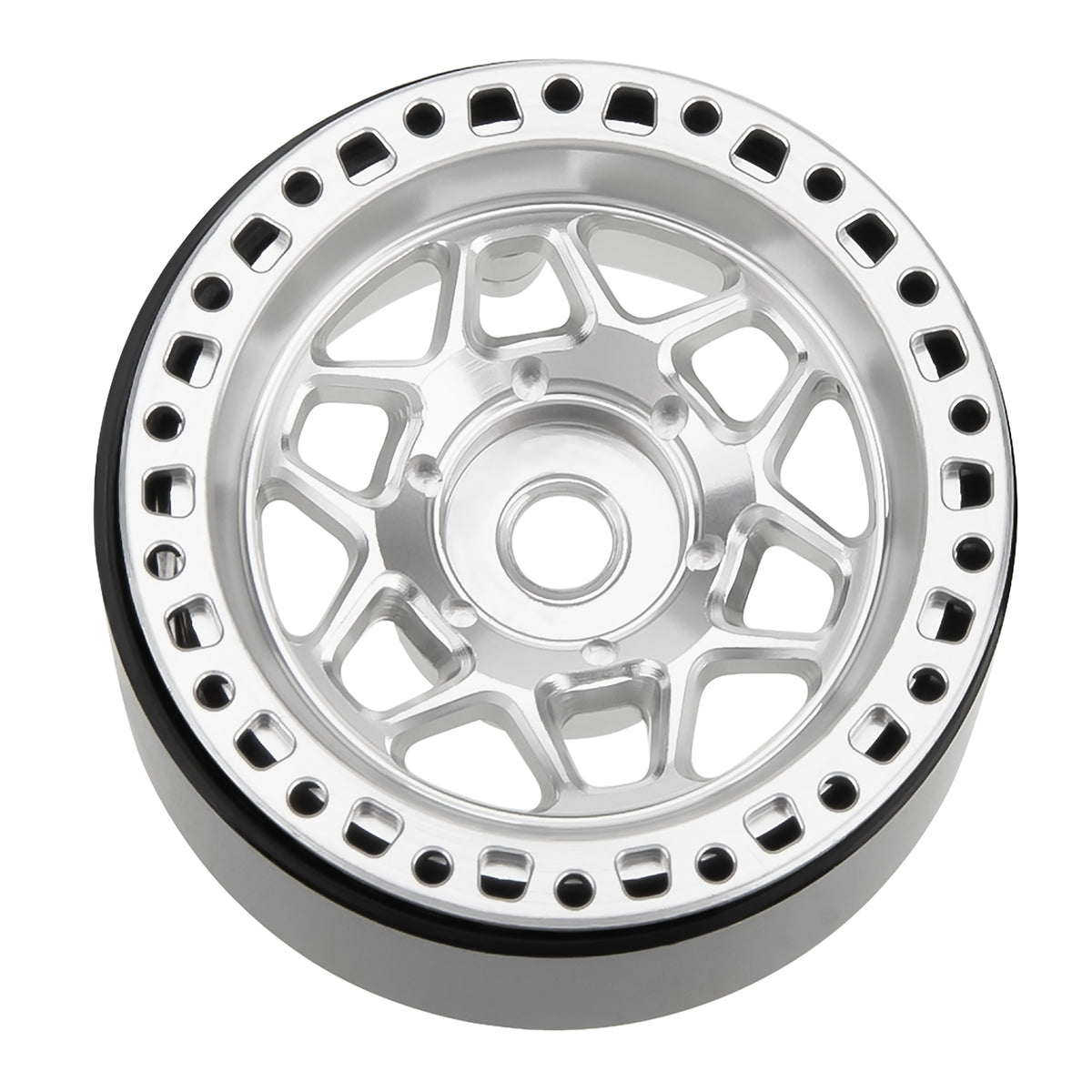 MW1001 silver 1.0-inch aluminum wheels