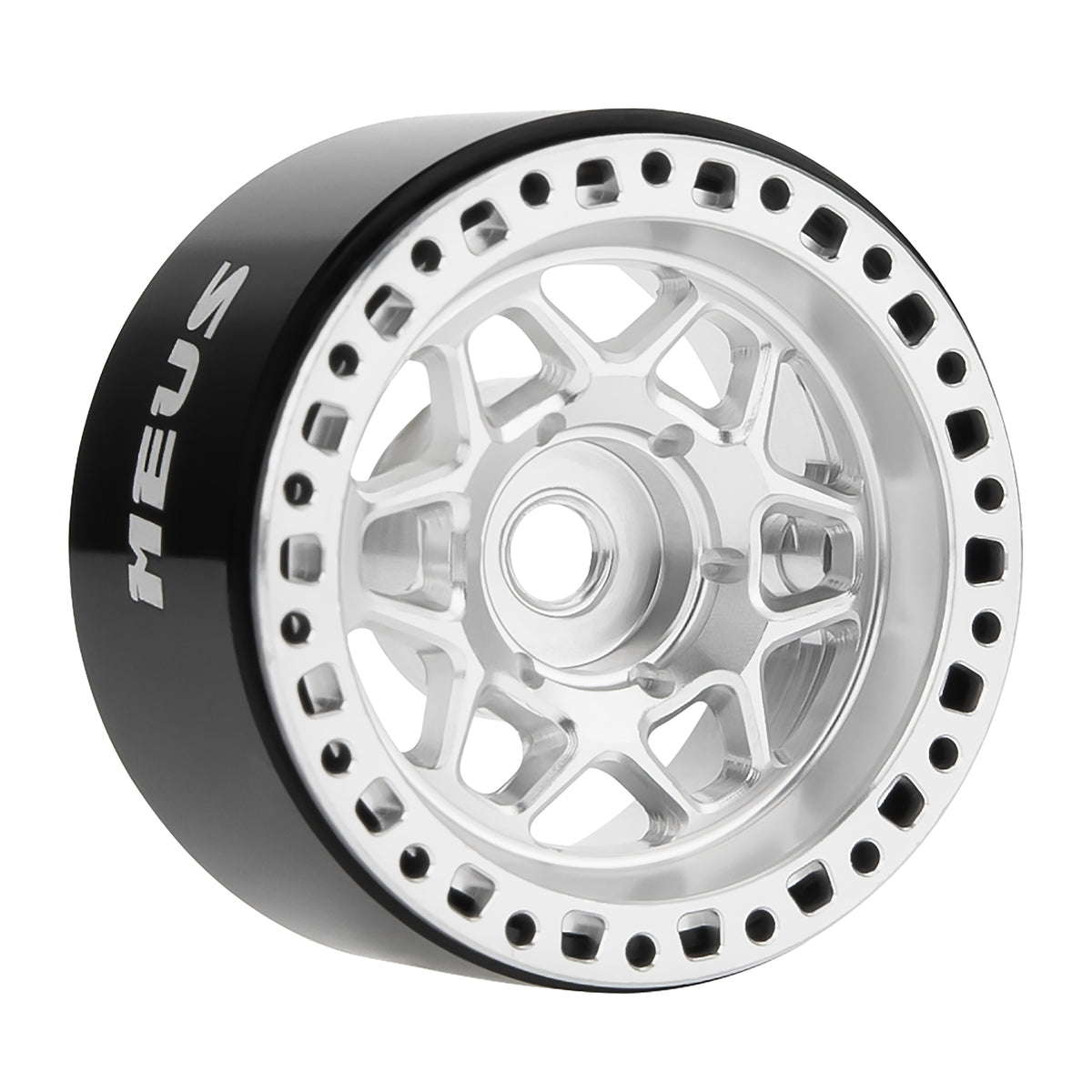 MW1001 silver 1.0-inch aluminum wheels