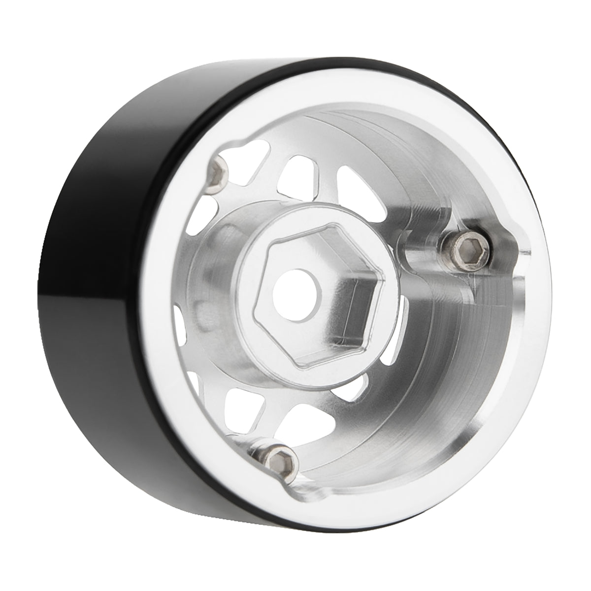 MW1001 silver 1.0-inch aluminum wheels