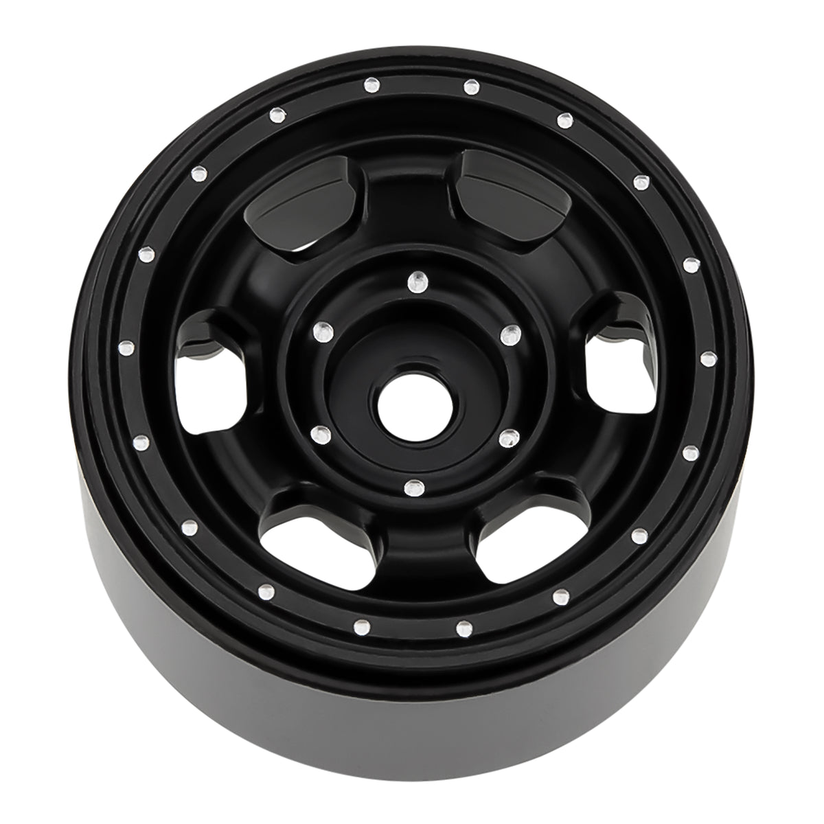MW1002 Black 1.0-inch aluminum wheels