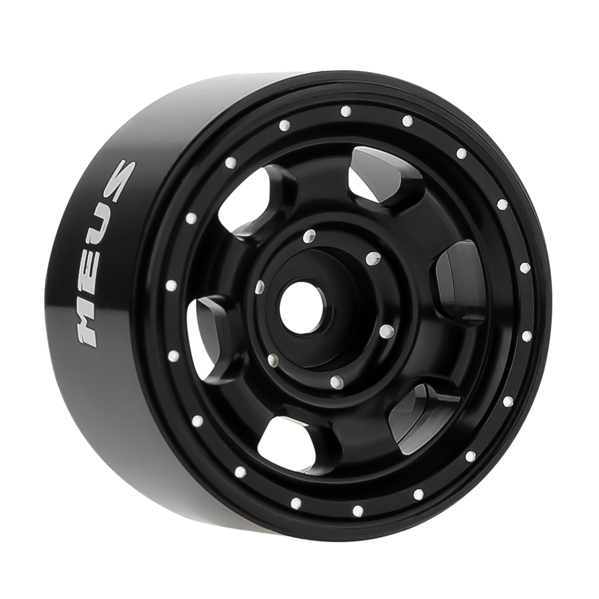 MW1002 Black 1.0-inch aluminum wheels