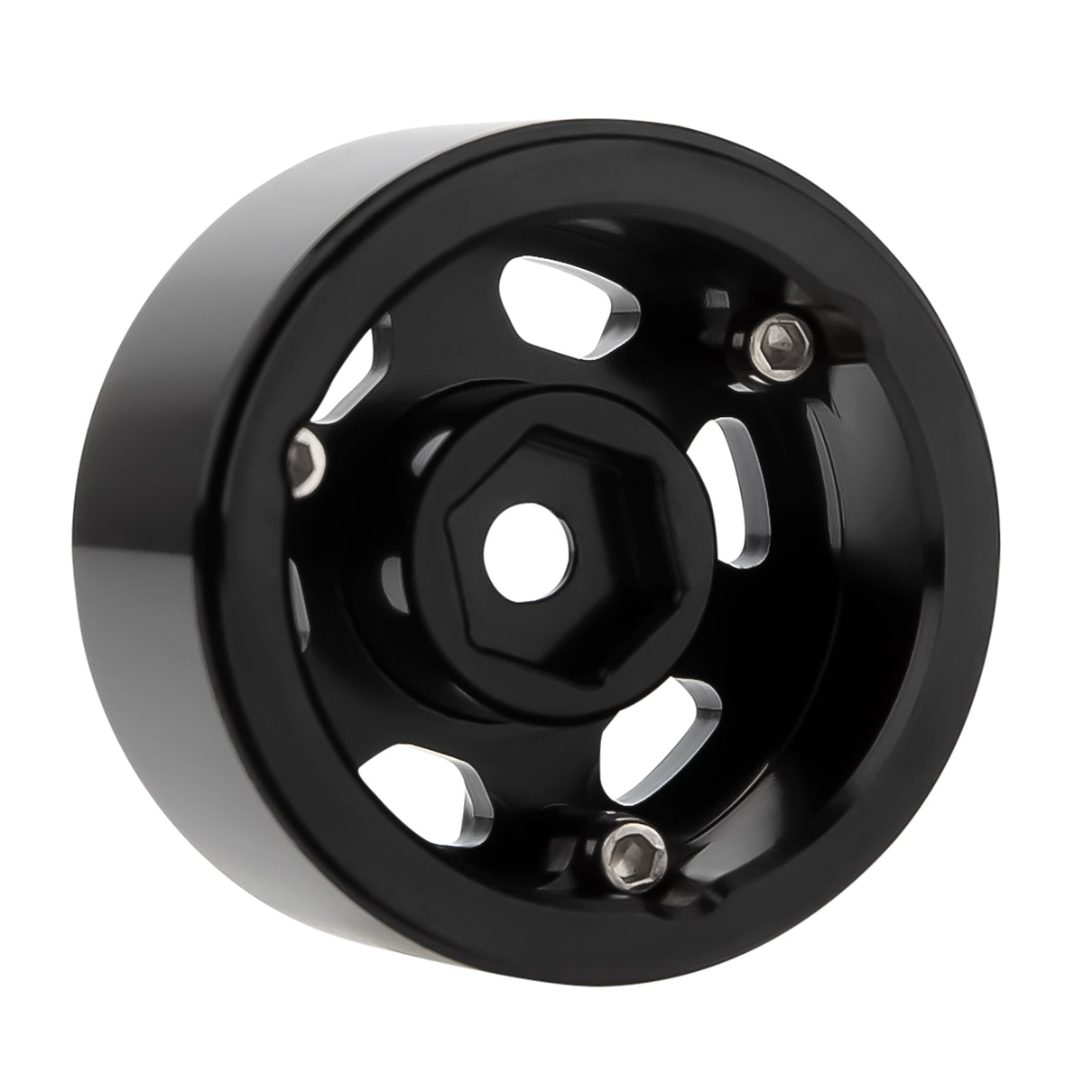 MW1002 Black 1.0-inch aluminum wheels