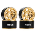 MW1002 Gold 1.0-inch aluminum wheels