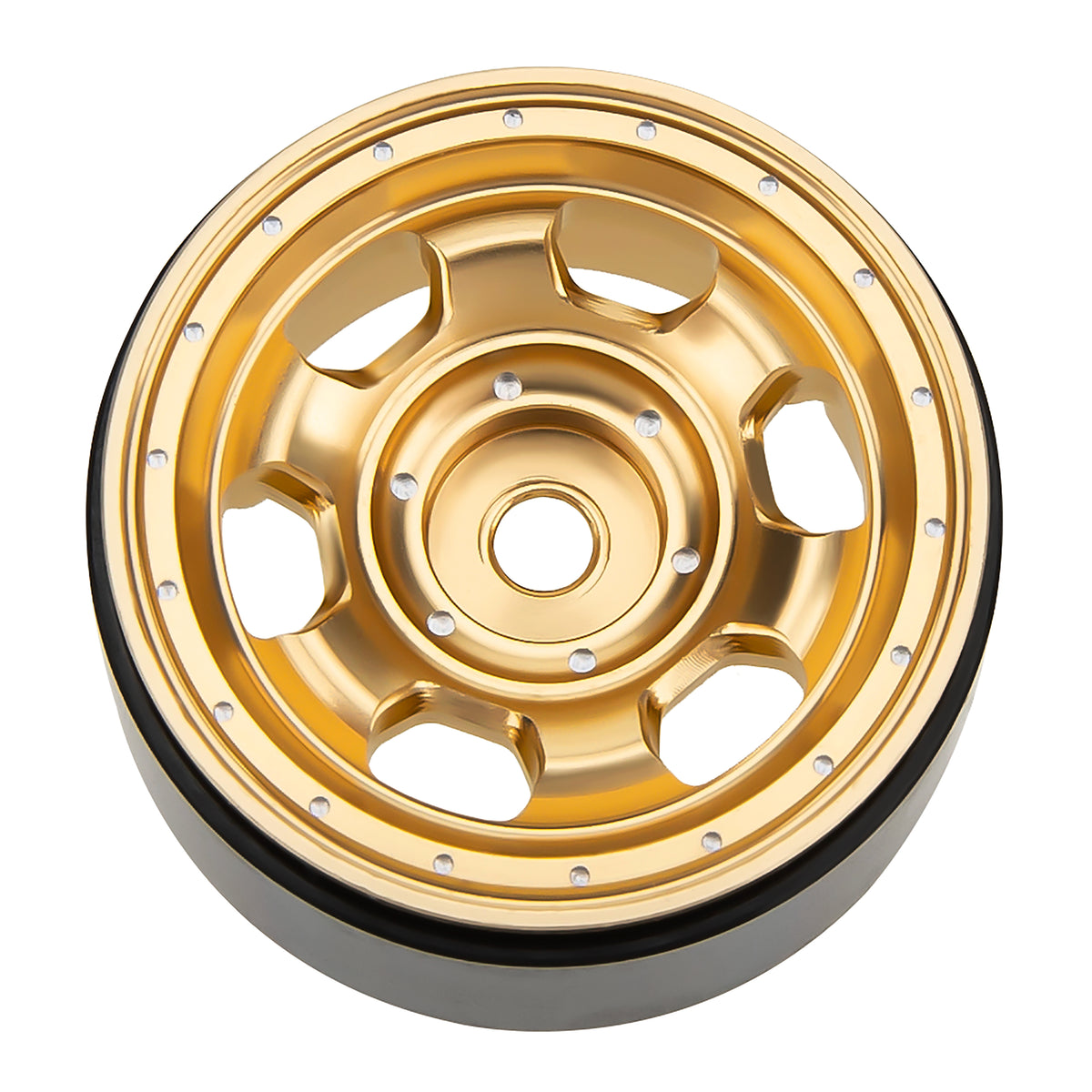 MW1002 Gold 1.0-inch aluminum wheels