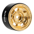 MW1002 Gold 1.0-inch aluminum wheels