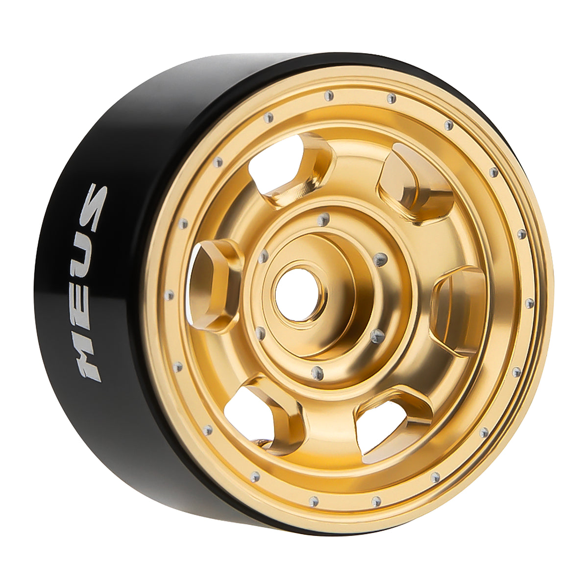 MW1002 Gold 1.0-inch aluminum wheels