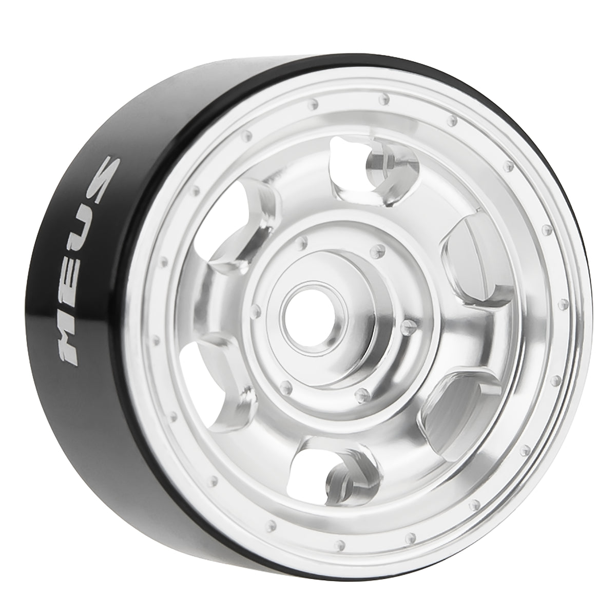 MW1002 Silver 1.0-inch aluminum wheels