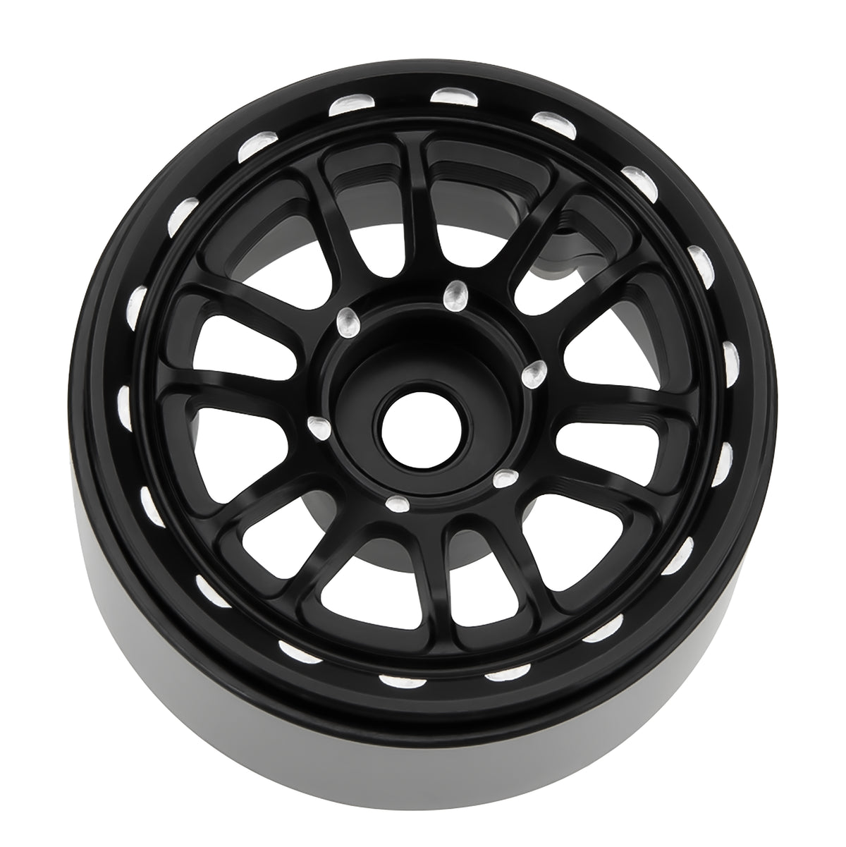 MW1003 Black 1.0-inch aluminum wheels