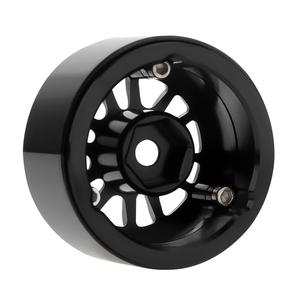 MW1003 Black 1.0-inch aluminum wheels