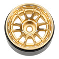 MW1003 Gold 1.0-inch aluminum wheels