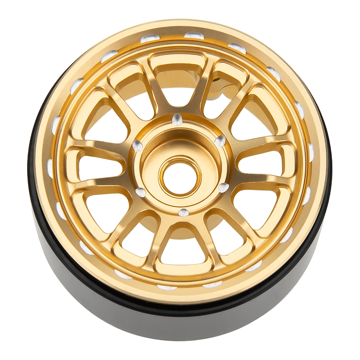 MW1003 Gold 1.0-inch aluminum wheels