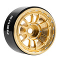 MW1003 Gold 1.0-inch aluminum wheels