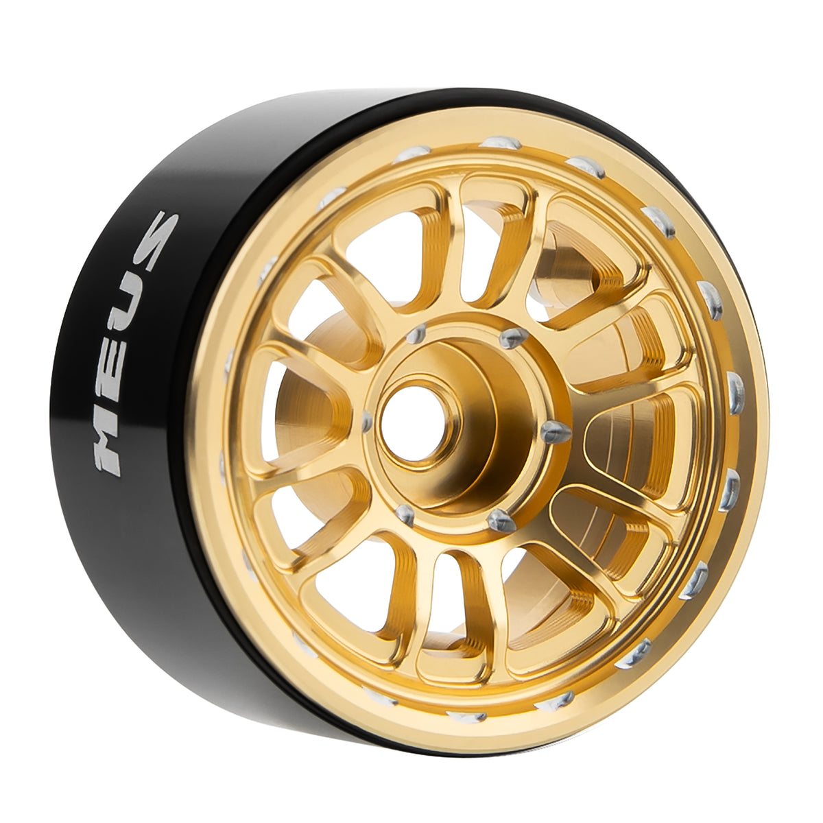 MW1003 Gold 1.0-inch aluminum wheels