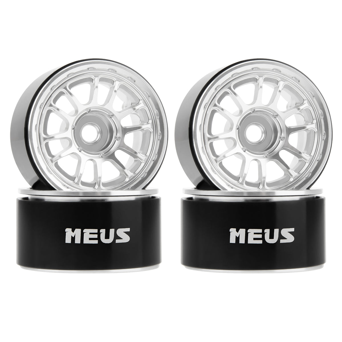 MW1003 Silver 1.0-inch aluminum wheels